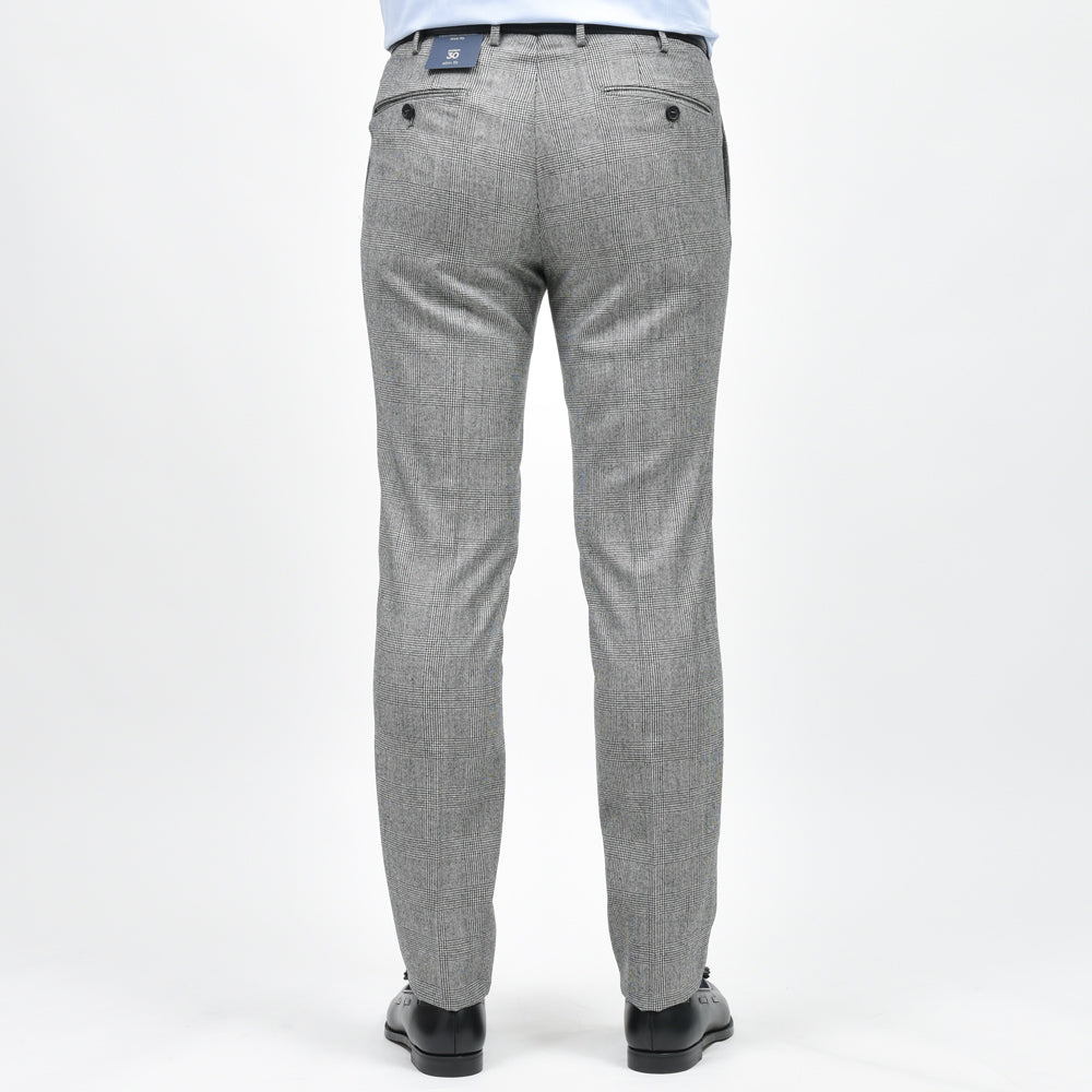 INCOTEX（インコテックス） SLIM FIT SUPER110'sウールサキソニーチェック1Pテーパードパンツ 1T0031-1783A/21681 13042206052