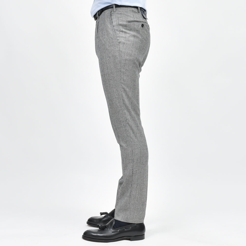 INCOTEX（インコテックス） SLIM FIT SUPER110'sウールサキソニーチェック1Pテーパードパンツ 1T0031-1783A/21681 13042206052