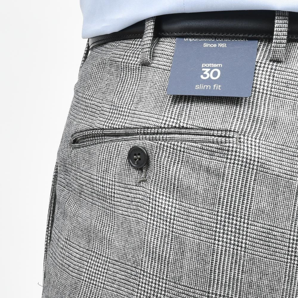 INCOTEX（インコテックス） SLIM FIT SUPER110'sウールサキソニーチェック1Pテーパードパンツ 1T0031-1783A/21681 13042206052