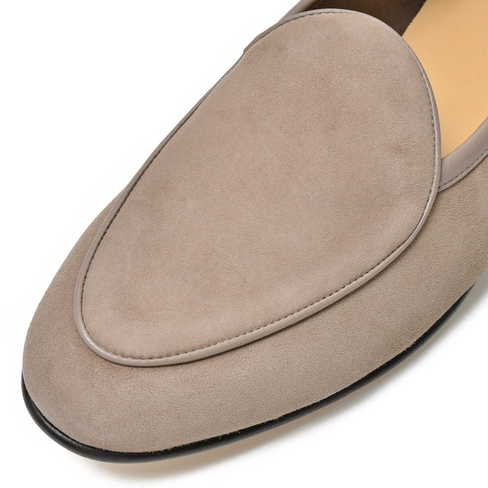 BAUDOIN & LANGE（ボードイン アンド ランジ） ゴートレザープレーンベルジャンシューズ SAGAN CLASSIC LOFER SUEDE/29529