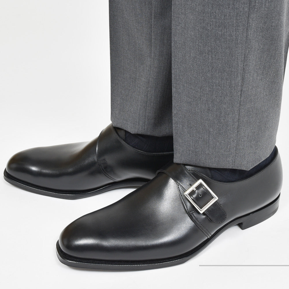 Crockett&Jones（クロケットアンドジョーンズ） 【HAND GRADE COLLECTION】SAVILE 4 カーフレザーシングルモンクシューズ 15042200048