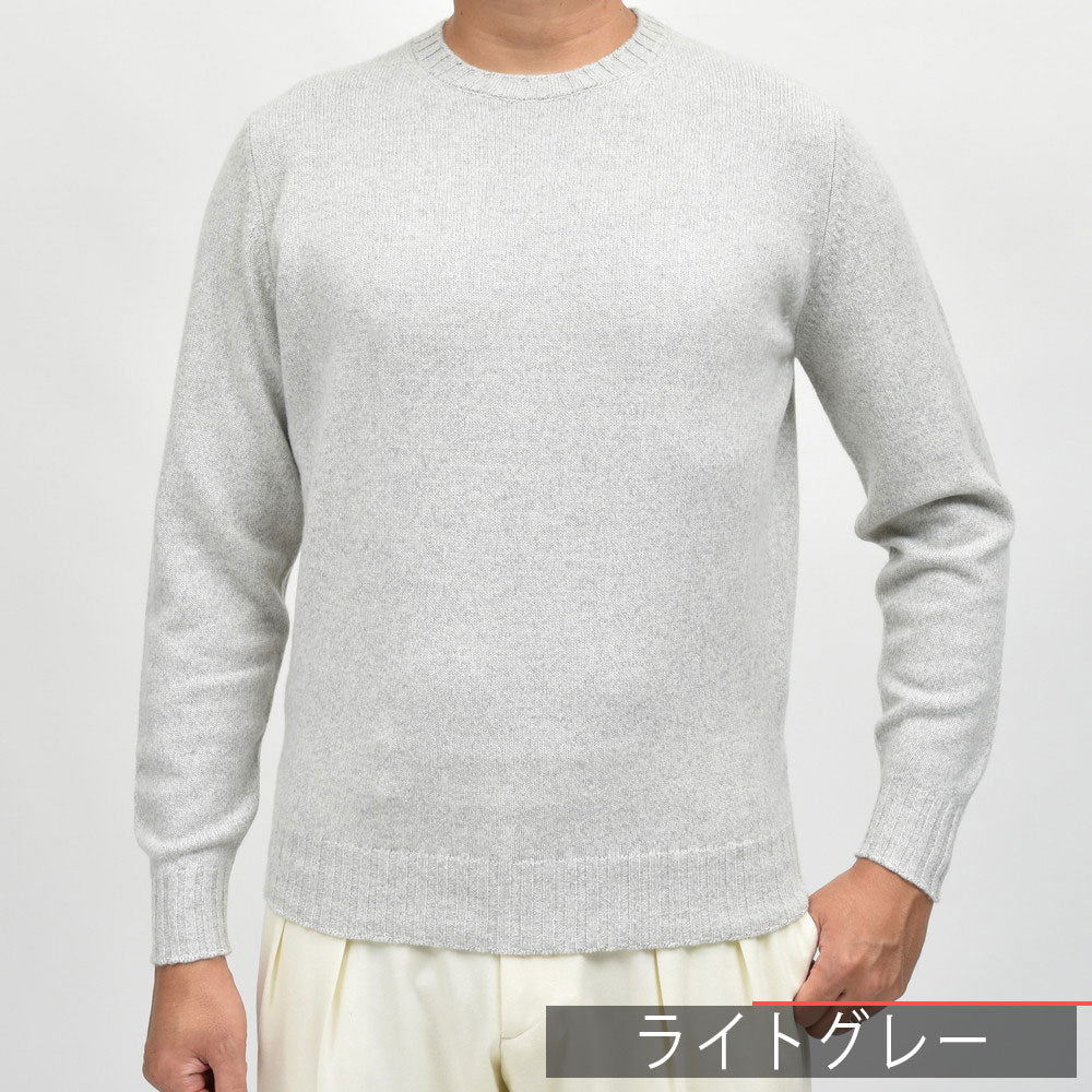 FILIPPO DE LAURENTIIS（フィリッポ デ ローレンティス） 7ゲージウールカシミアクルーネックニット GC3ML31