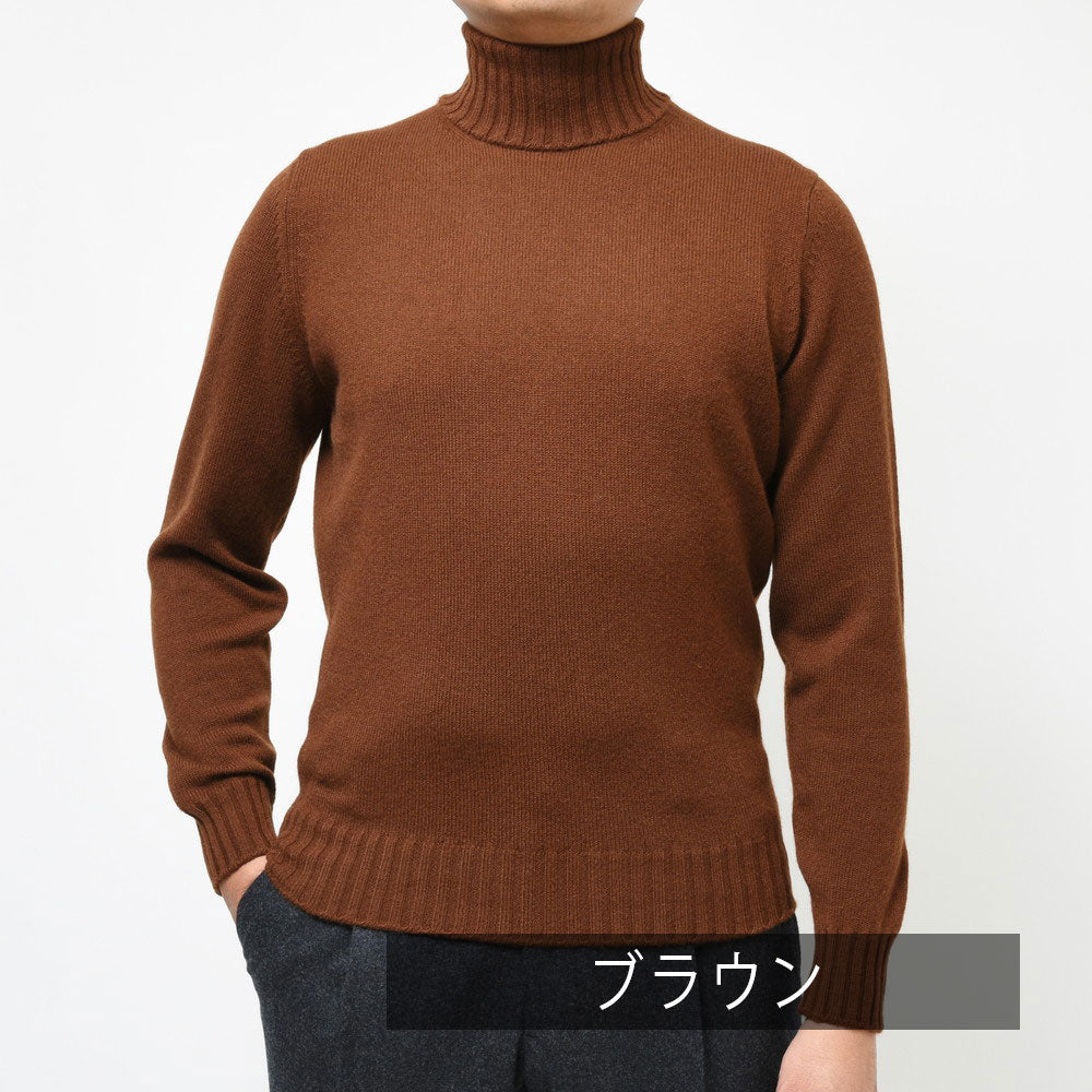 FILIPPO DE LAURENTIIS（フィリッポ デ ローレンティス） 7ゲージウールカシミアタートルネックニット DV3ML31