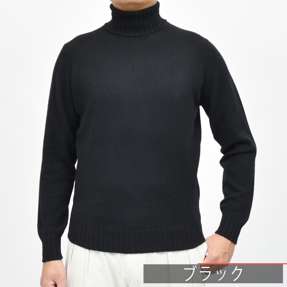 FILIPPO DE LAURENTIIS（フィリッポ デ ローレンティス） 7ゲージウールカシミアタートルネックニット DV3ML31