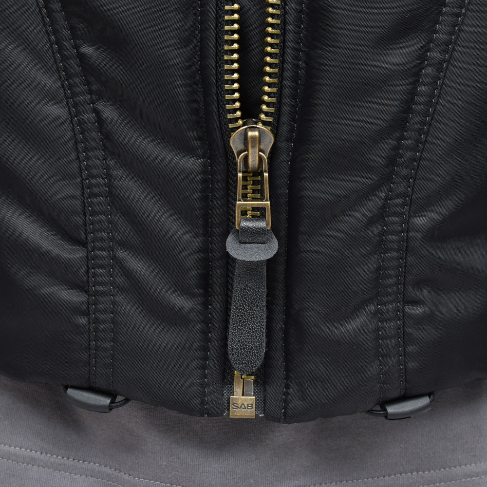 Bacon（ベーコン） W BOMBER TWILL ナイロンツイルパデットボマーブルゾン BACNUGIU480