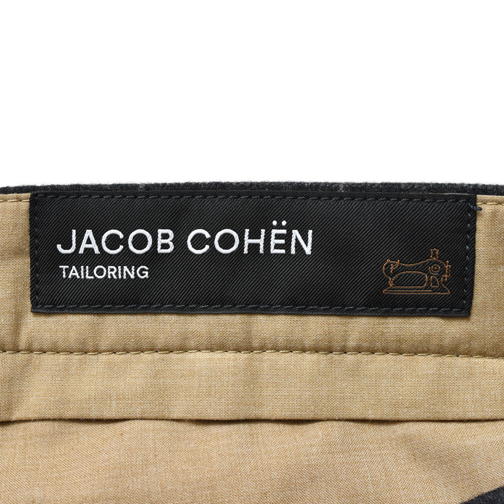 JACOB COHEN（ヤコブコーエン） BOBBYボビー ウールフランネルウインドペーンスリムテーパードパンツ 226-22639