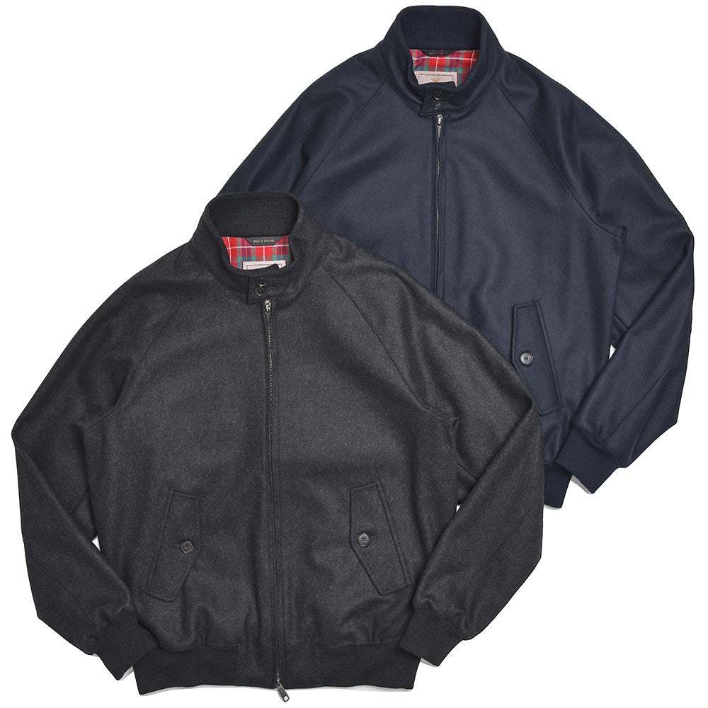 BARACUTA バラクータ MELTON G9 ジーナイン ヴァージンウール ナイロン カシミヤ ライトメルトン スイングトップ ブルゾン