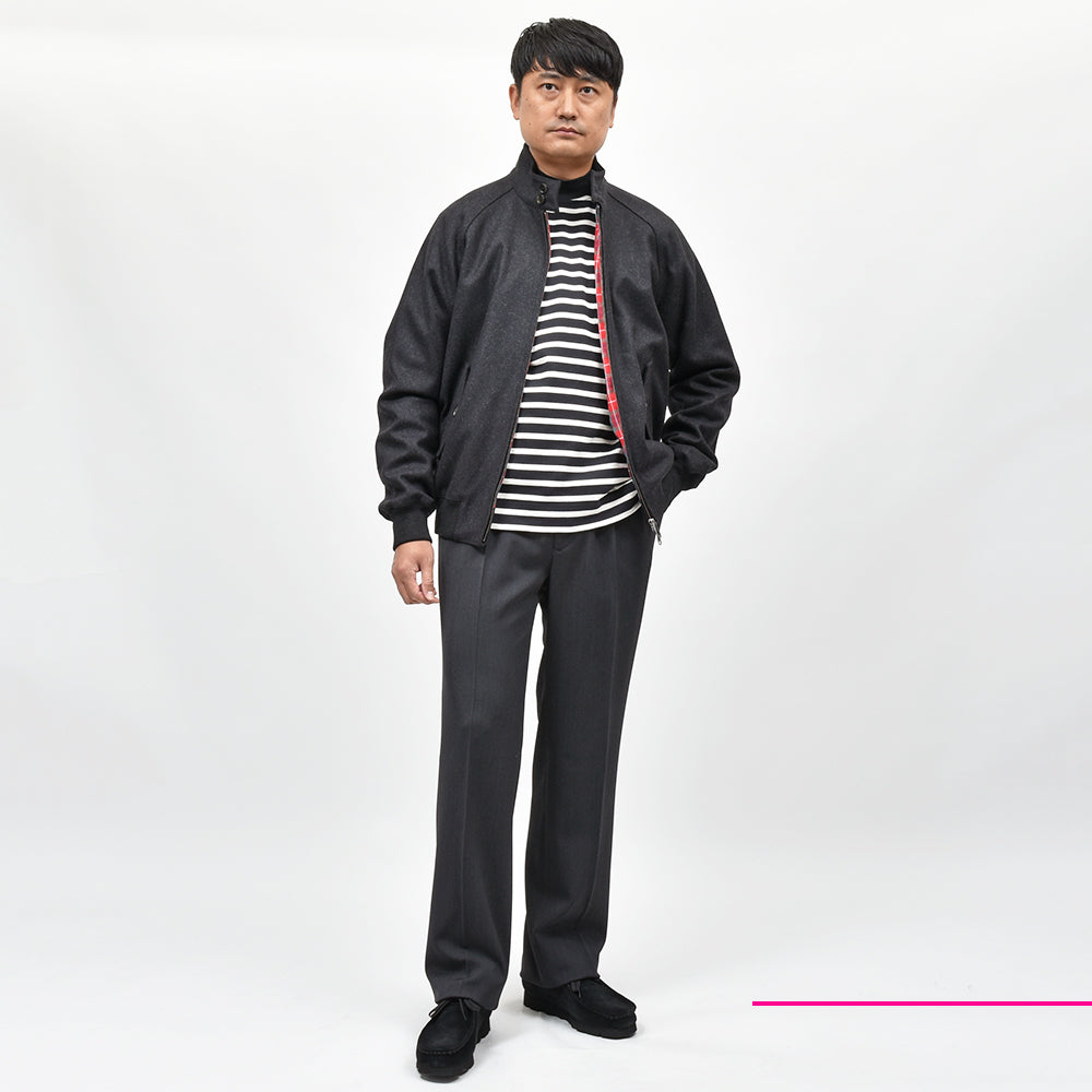 BARACUTA バラクータ MELTON G9 ジーナイン ヴァージンウール ナイロン カシミヤ ライトメルトン スイングトップ ブルゾン