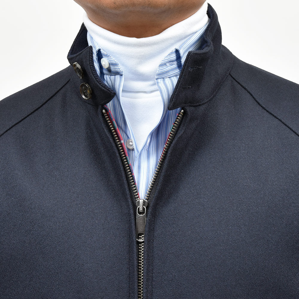 BARACUTA バラクータ MELTON G9 ジーナイン ヴァージンウール ナイロン カシミヤ ライトメルトン スイングトップ ブルゾン