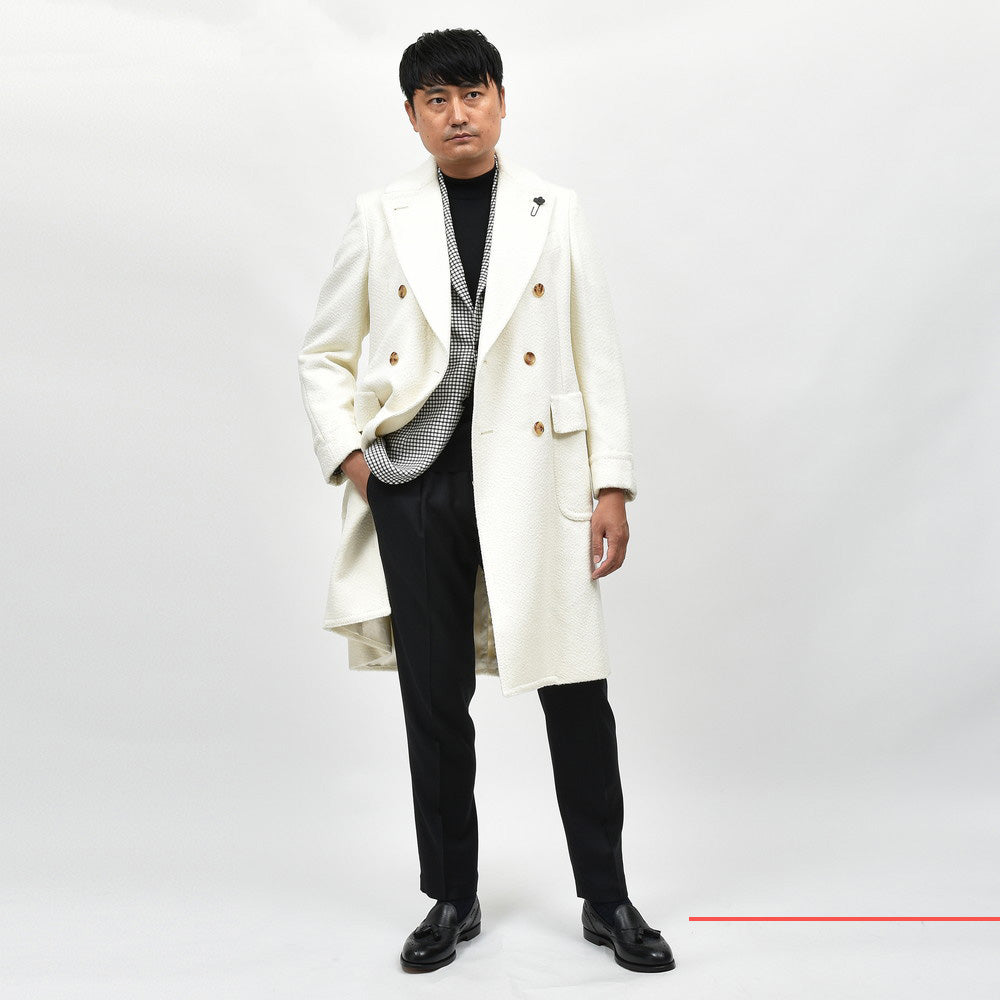 LARDINI（ラルディーニ） ビーバータッチウールアルパカポロコート JA23190/IVC63623 4216-723190623