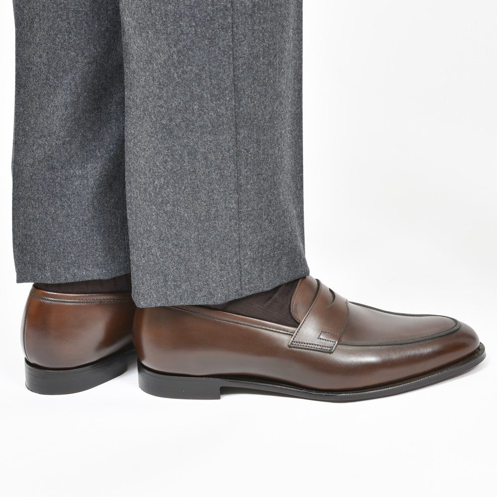 Crockett&Jones（クロケットアンドジョーンズ） 【HAND GRADE COLLECTION】CRAWFORD カーフレザーコインローファー 15042201048