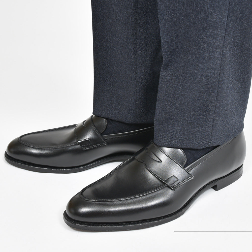 Crockett&Jones（クロケットアンドジョーンズ） 【HAND GRADE COLLECTION】CRAWFORD カーフレザーコインローファー 15042201048