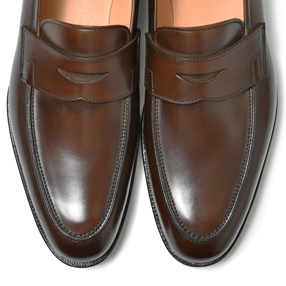 Crockett&Jones（クロケットアンドジョーンズ） 【HAND GRADE COLLECTION】CRAWFORD カーフレザーコインローファー 15042201048