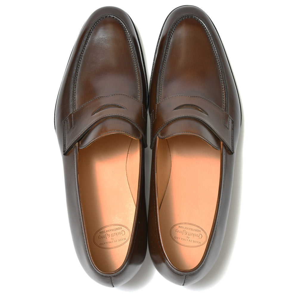Crockett&Jones（クロケットアンドジョーンズ） 【HAND GRADE COLLECTION】CRAWFORD カーフレザーコインローファー 15042201048