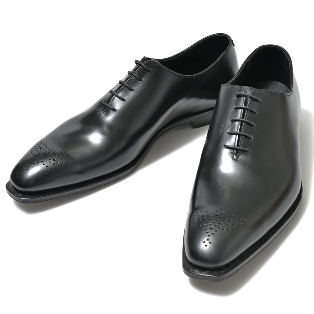 Crockett&Jones（クロケットアンドジョーンズ） 【HAND GRADE COLLECTION】WEYMOUTH 2 カーフレザーホールカットオックスフォードシューズ