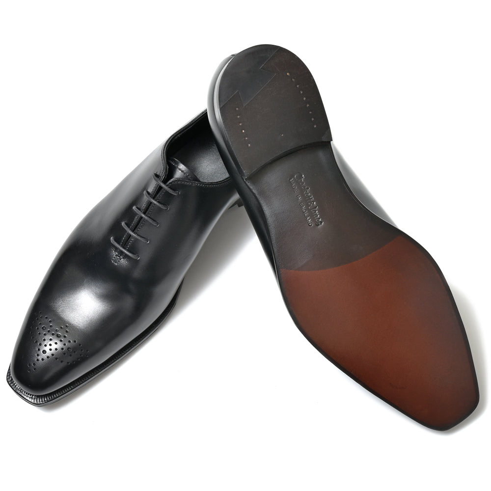 Crockett&Jones（クロケットアンドジョーンズ） 【HAND GRADE COLLECTION】WEYMOUTH 2 カーフレザーホールカットオックスフォードシューズ
