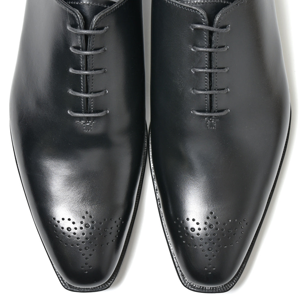 Crockett&Jones（クロケットアンドジョーンズ） 【HAND GRADE COLLECTION】WEYMOUTH 2 カーフレザーホールカットオックスフォードシューズ