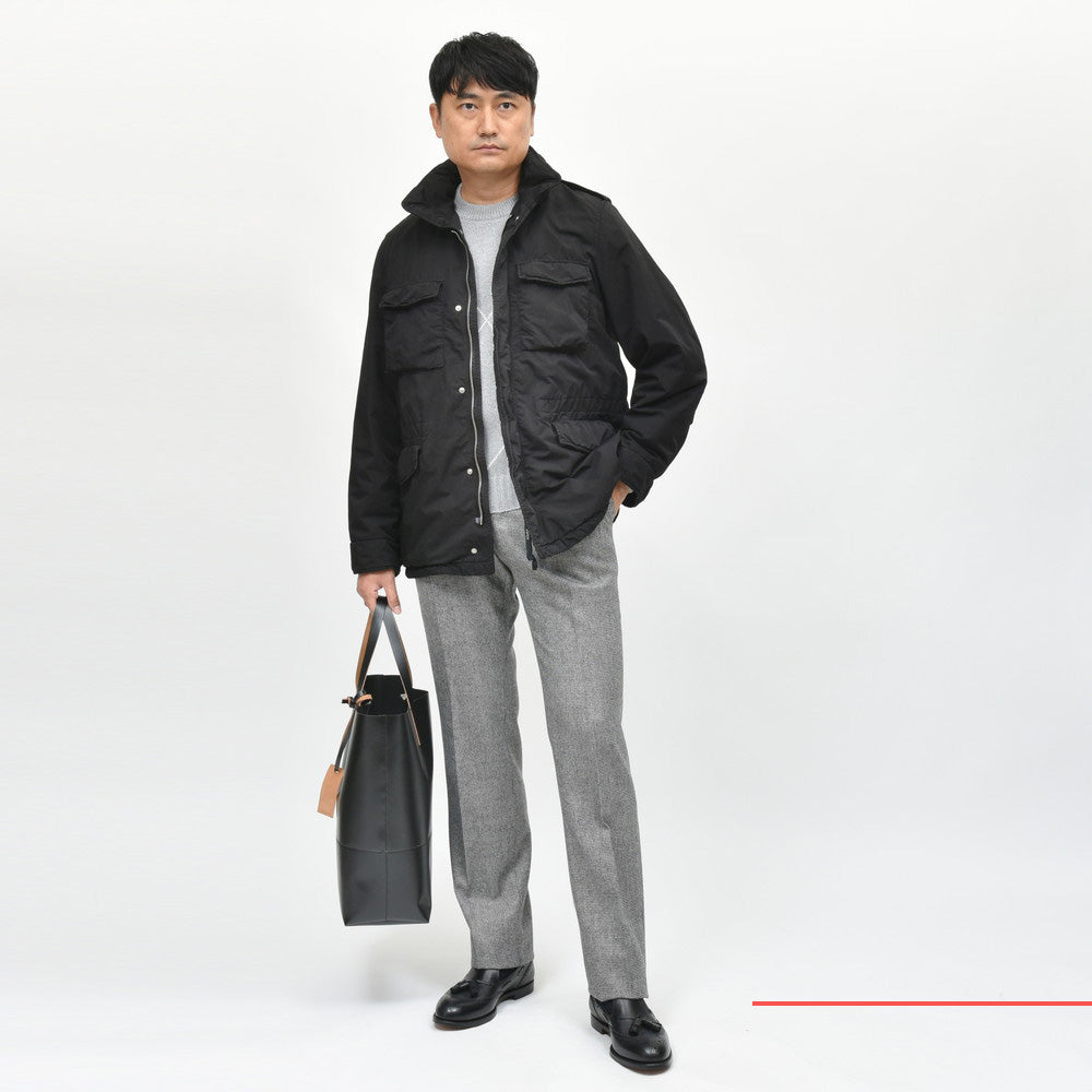 ASPESI（アスペジ） ガーメントダイポリナイロンM-65フィールドジャケット NEWCAMP JACKET/4I1I281024