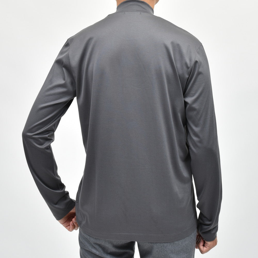 Stefan Brandt（シュテファン ブラント） コットンフライスL/Sモックネックカットソー ELITURTLLA 884-31841005