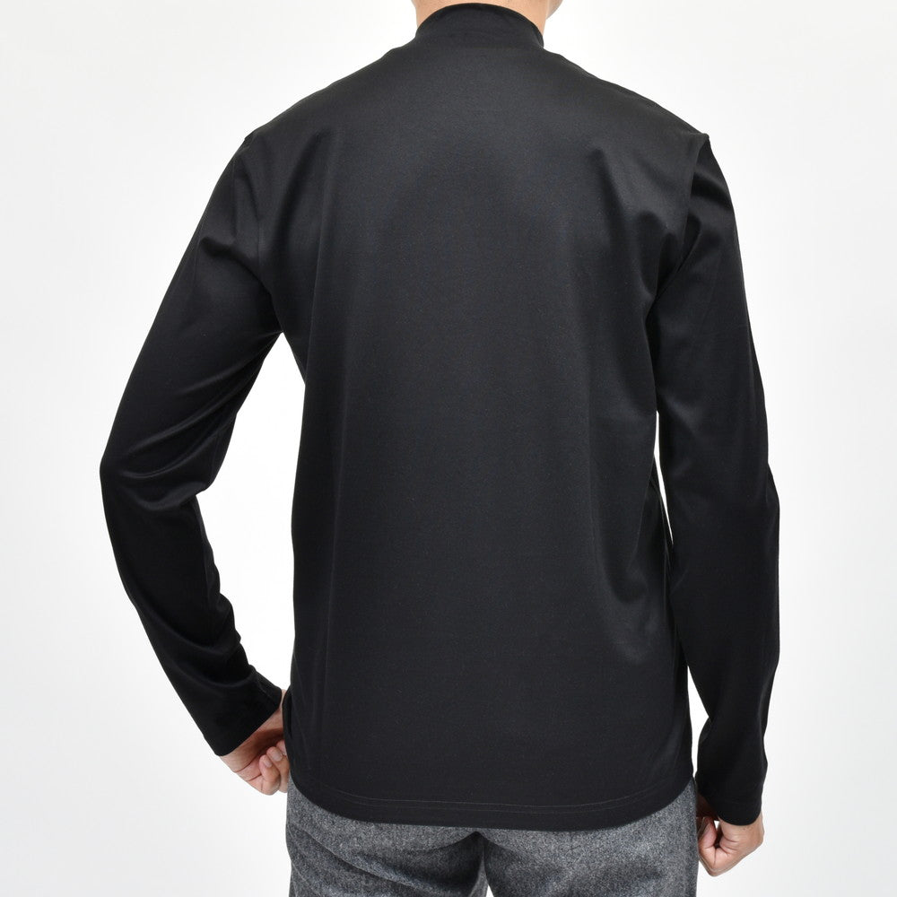 Stefan Brandt（シュテファン ブラント） コットンフライスL/Sモックネックカットソー ELITURTLLA 884-31841005