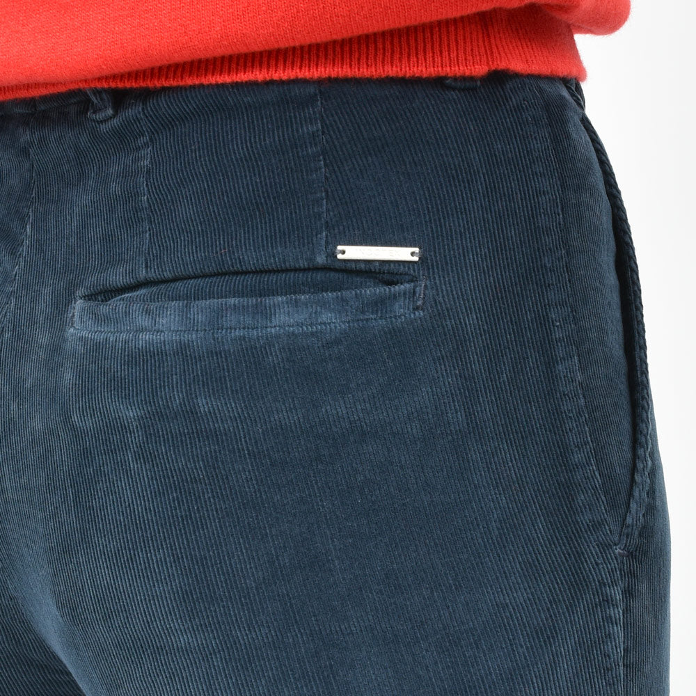 INCOTEX(インコテックス)<BR>175868/D2145 KIMAMA ガーメントダイストレッチコットンコーデュロイスリムストレートパンツ