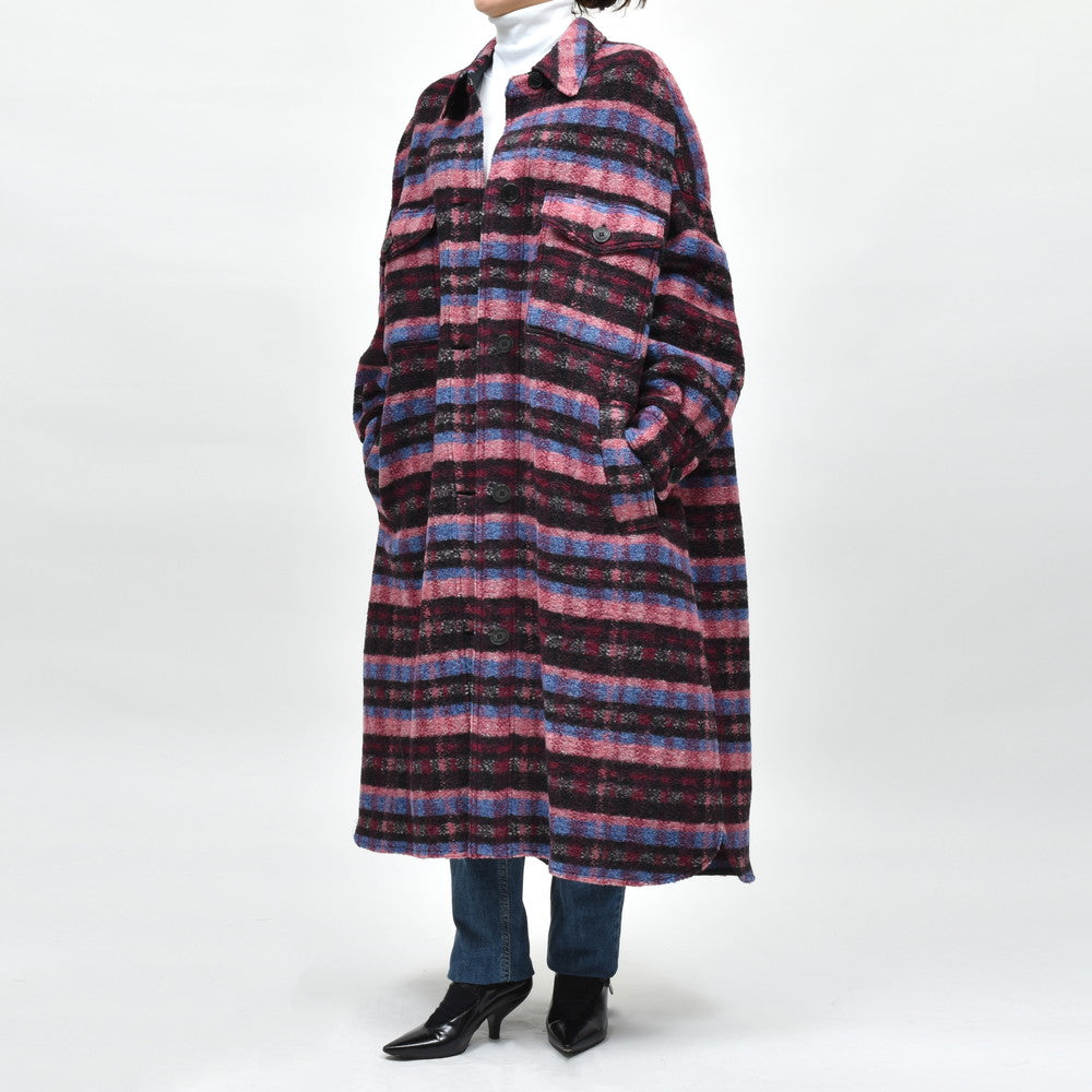ISABEL MARANT(イザベル マラン) Etoile FONTIZI ウールポリチェックロングコート