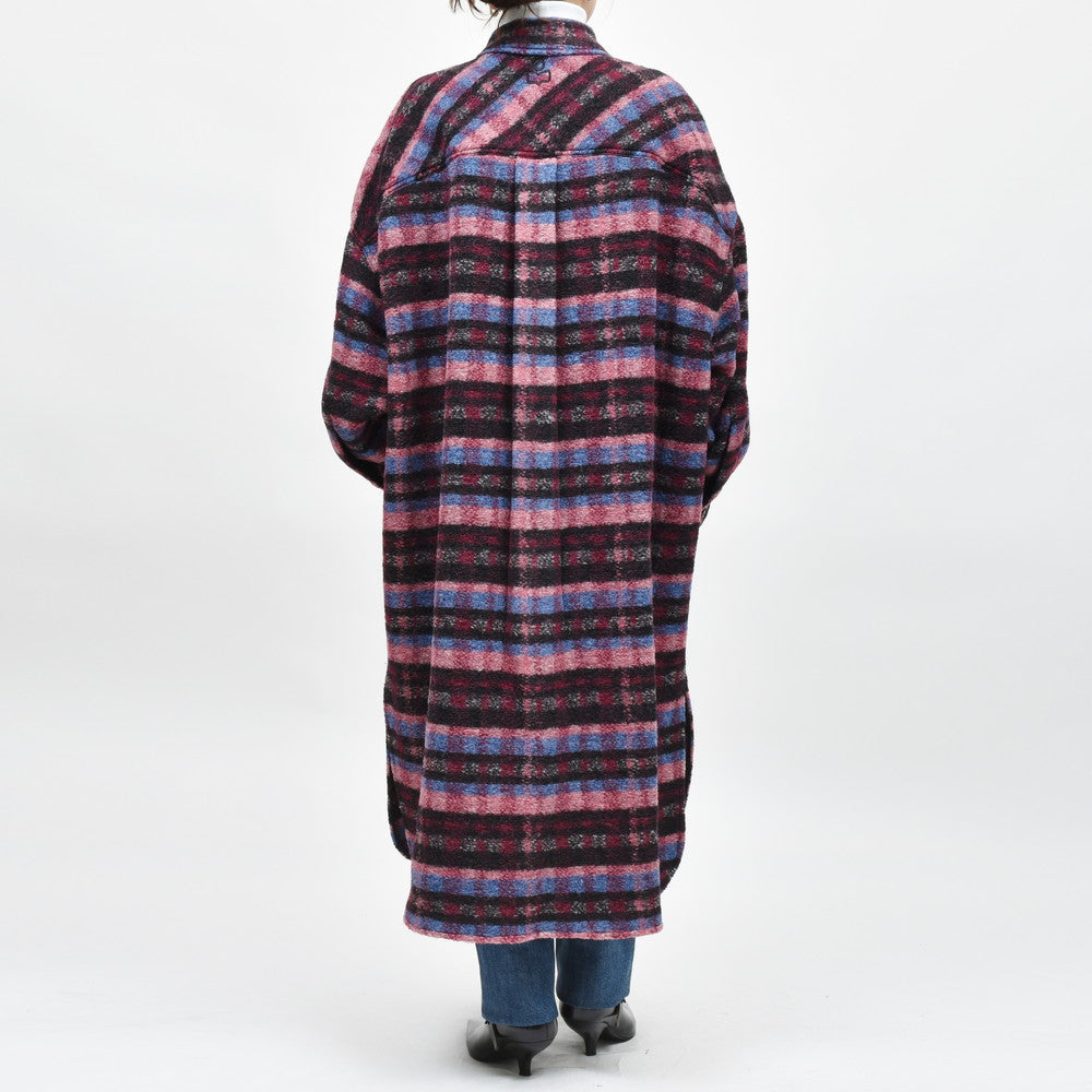 ISABEL MARANT(イザベル マラン) Etoile FONTIZI ウールポリチェックロングコート