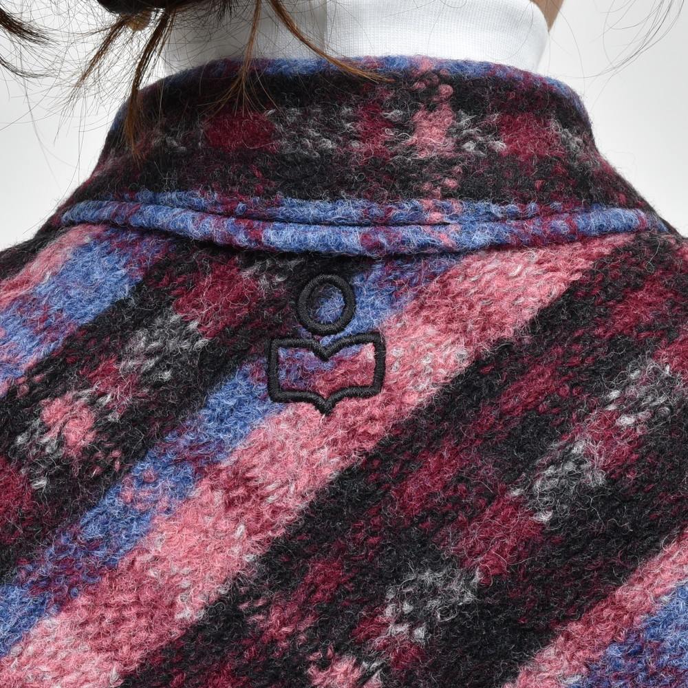ISABEL MARANT(イザベル マラン) Etoile FONTIZI ウールポリチェックロングコート