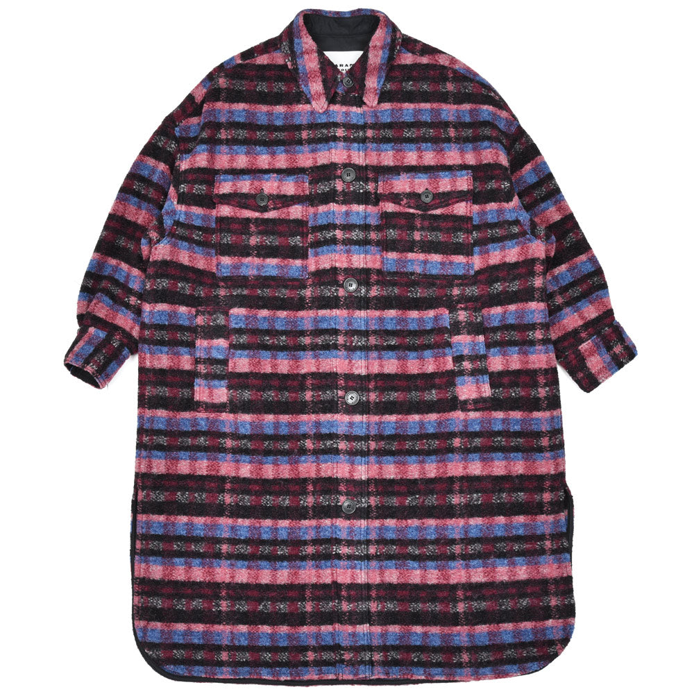 ISABEL MARANT(イザベル マラン) Etoile FONTIZI ウールポリチェックロングコート