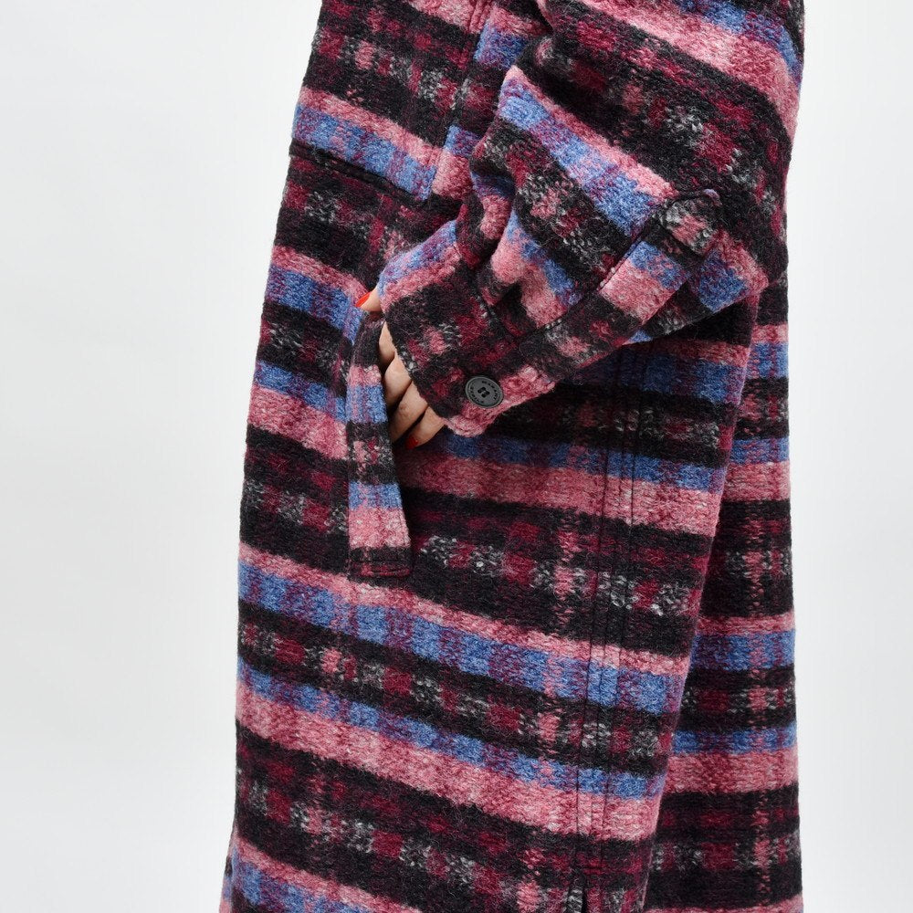 ISABEL MARANT(イザベル マラン) Etoile FONTIZI ウールポリチェックロングコート