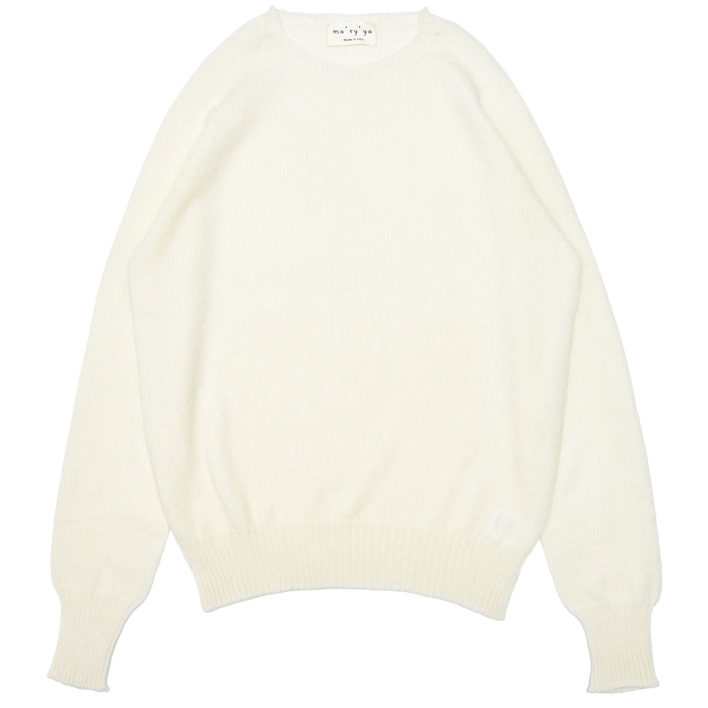ma'ry'ya(マリア) YNK020 カシミヤクルーネックニット