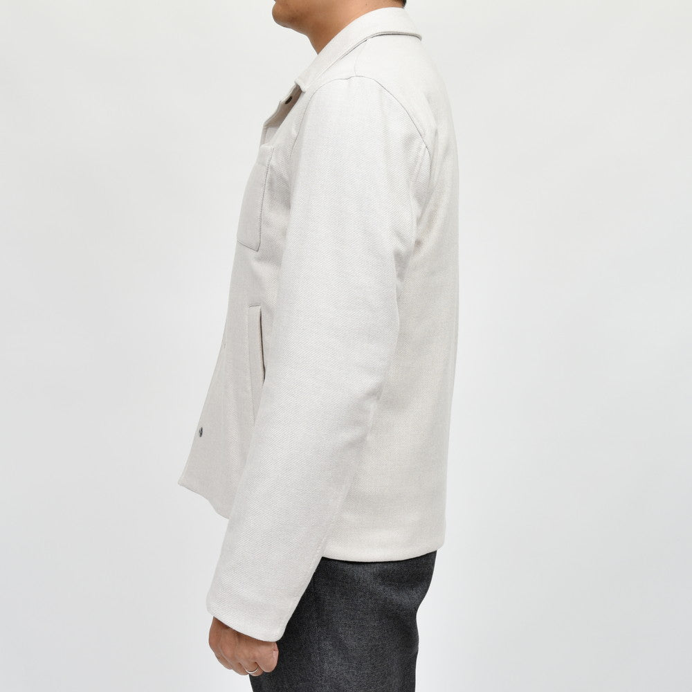 HERNO（ヘルノ） ウールリヨセルライトフランネルパデッドジャケット GI000445U-33429R
