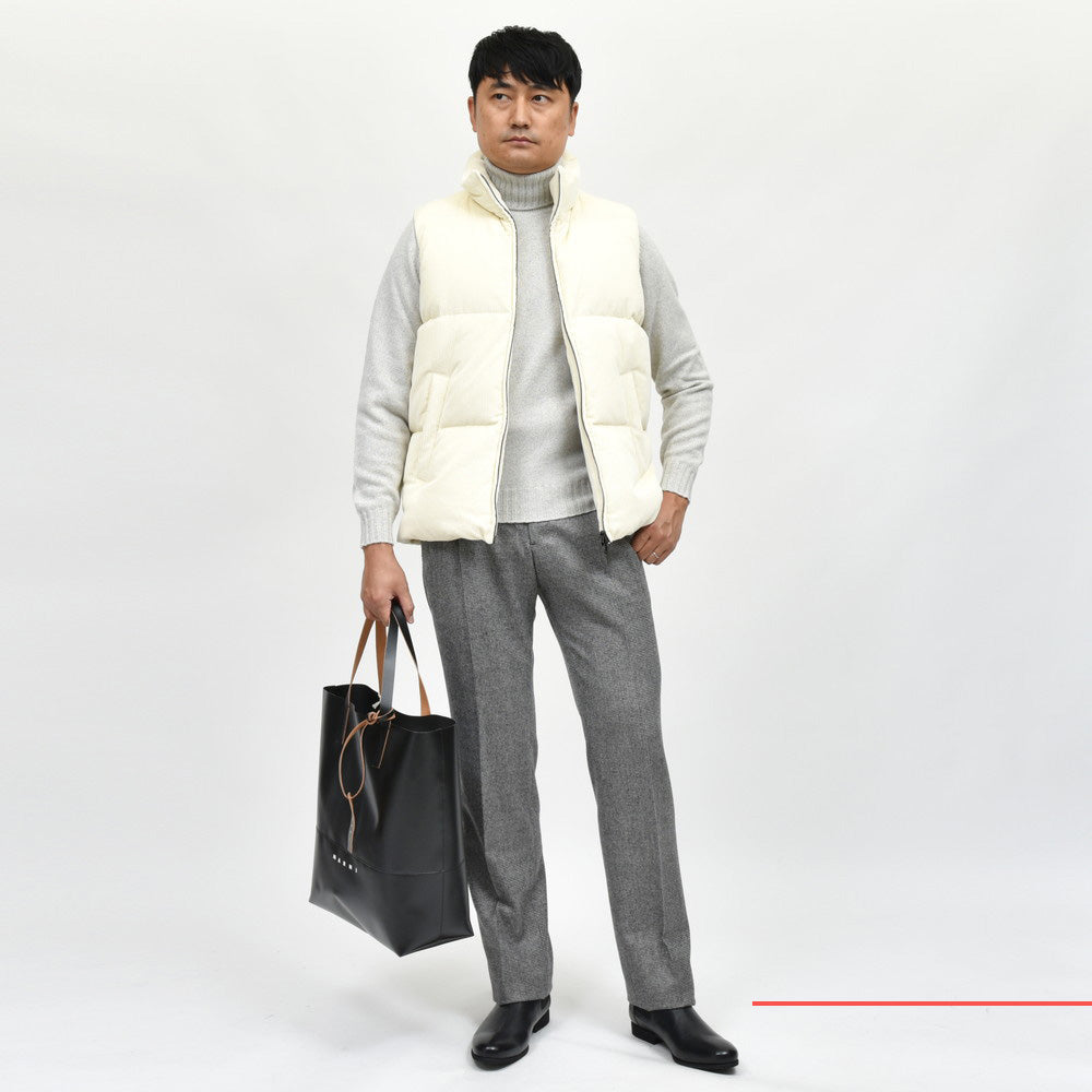 HERNO（ヘルノ） コットンカシミアコーデュロイダウンベスト PI001203U-13198