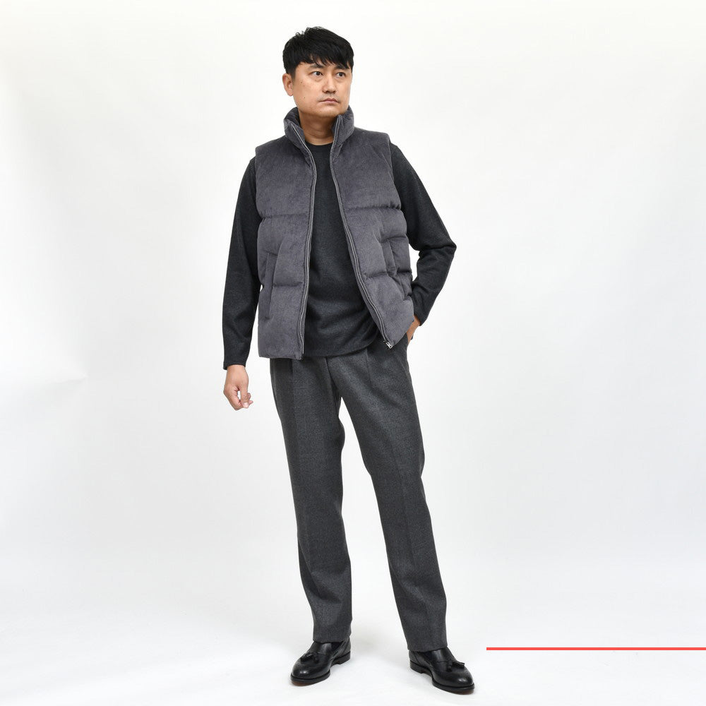 HERNO（ヘルノ） コットンカシミアコーデュロイダウンベスト PI001203U-13198