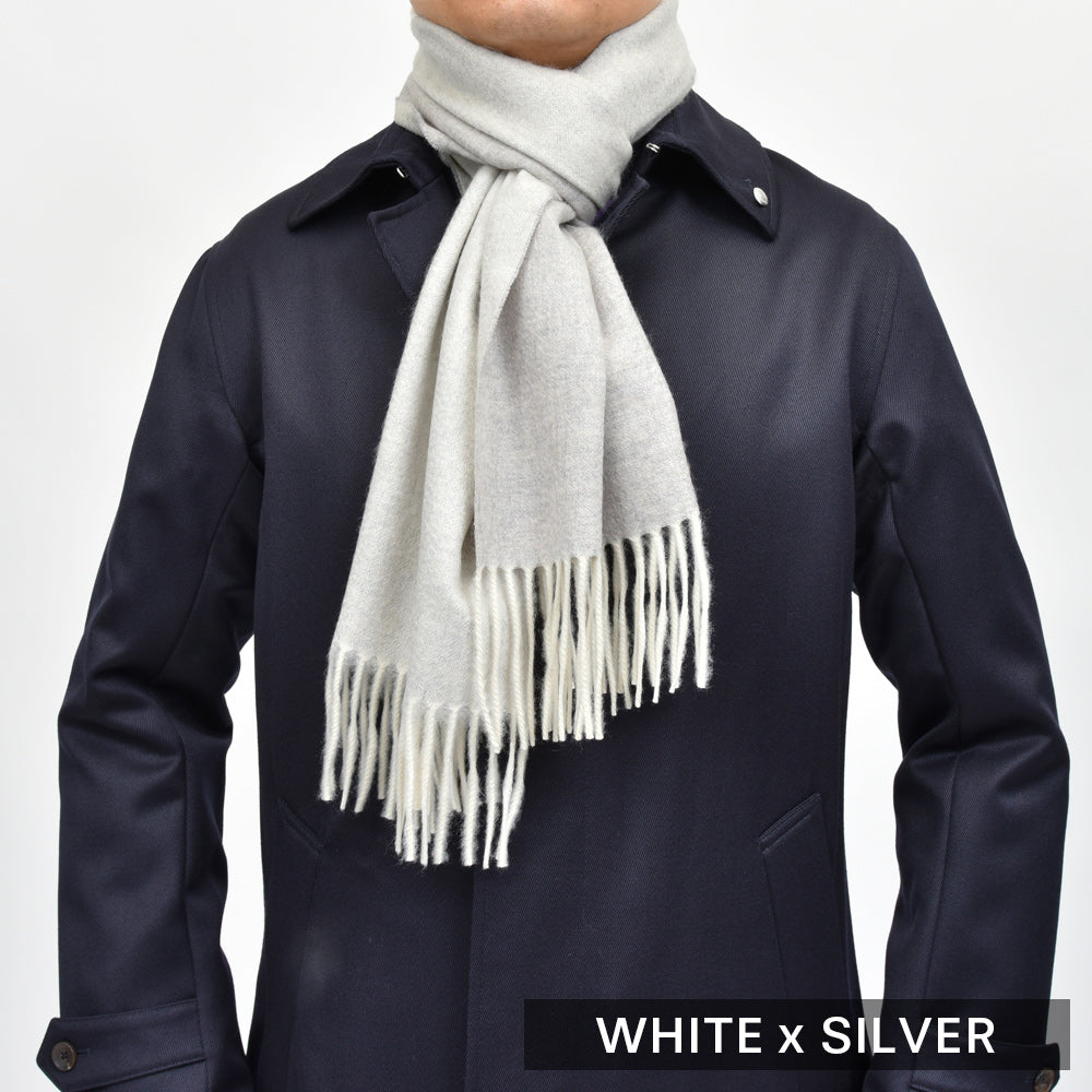 BEGG X CO（ベグ アンド コー） カシミアダブルフェイスマフラー Arran Reversible Scarf 18342202225