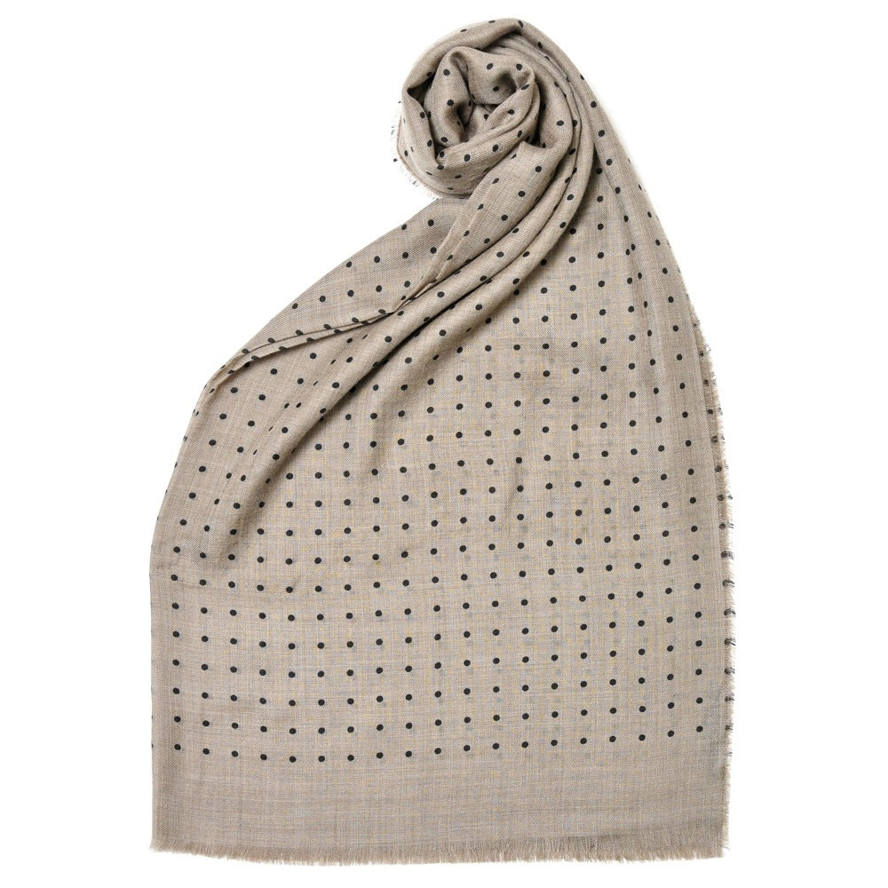 BEGG X CO（ベグ アンド コー） シルキーカシミアドットストール Wispy Hanover Scarf 18342203225