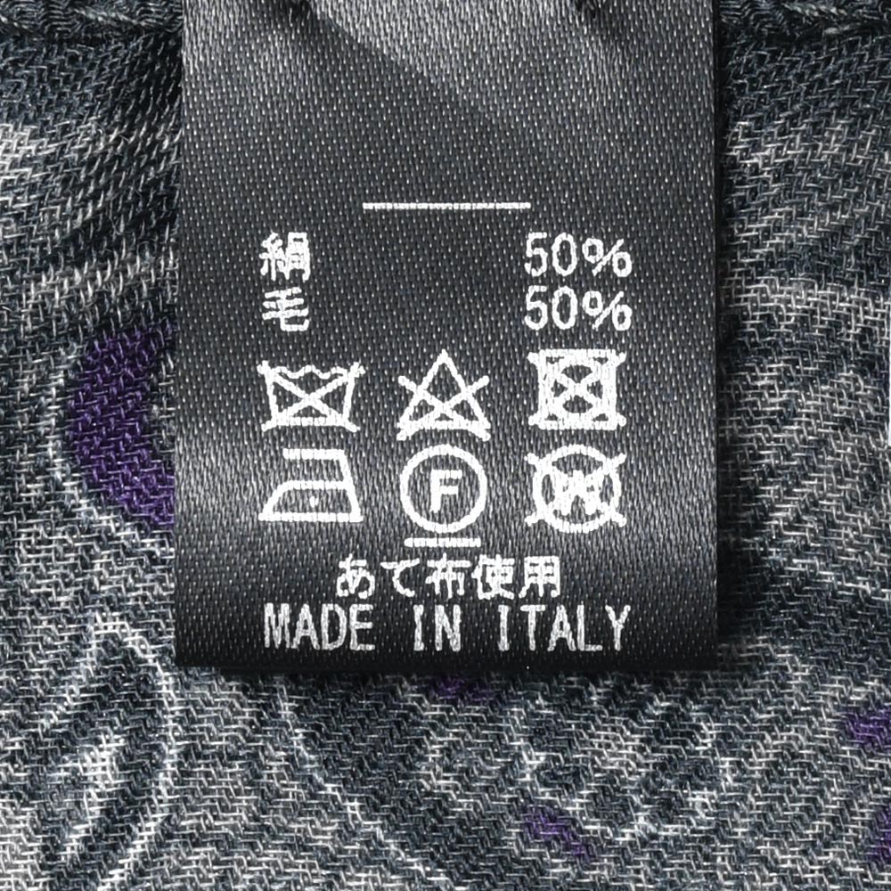 MILA SCHON MILANO（ミラ ショーン ミラノ） ウールシルクペイズリープリントスカーフ 270-790
