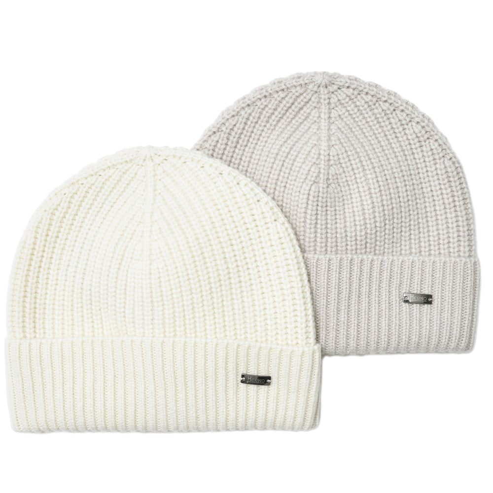 HERNO（ヘルノ） カシミヤリブニットキャップ BER00027U-71111 18542601132