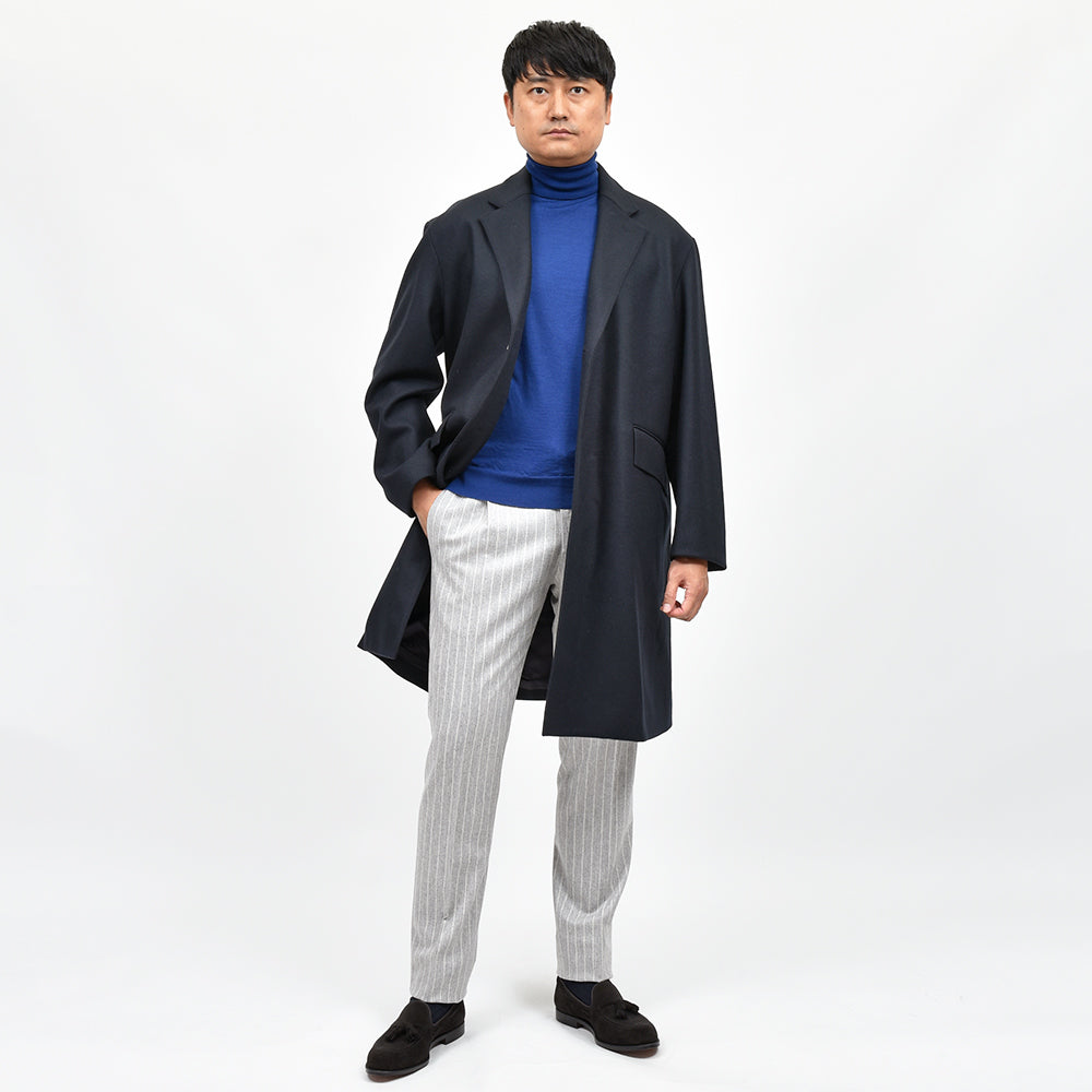 MACKINTOSH マッキントッシュ HUMBIE CHESTER GTS SL ハンビー ウール ライトウエイトメルトン オーバーサイズ チェスターコート