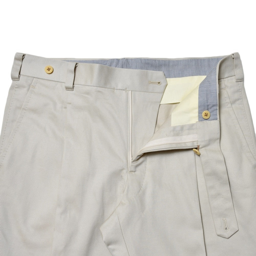IGARASHI TROUSERS（五十嵐トラウザーズ） コットンチノ1プリーツスリムテーパードパンツ IGT/1OUTP/W2010