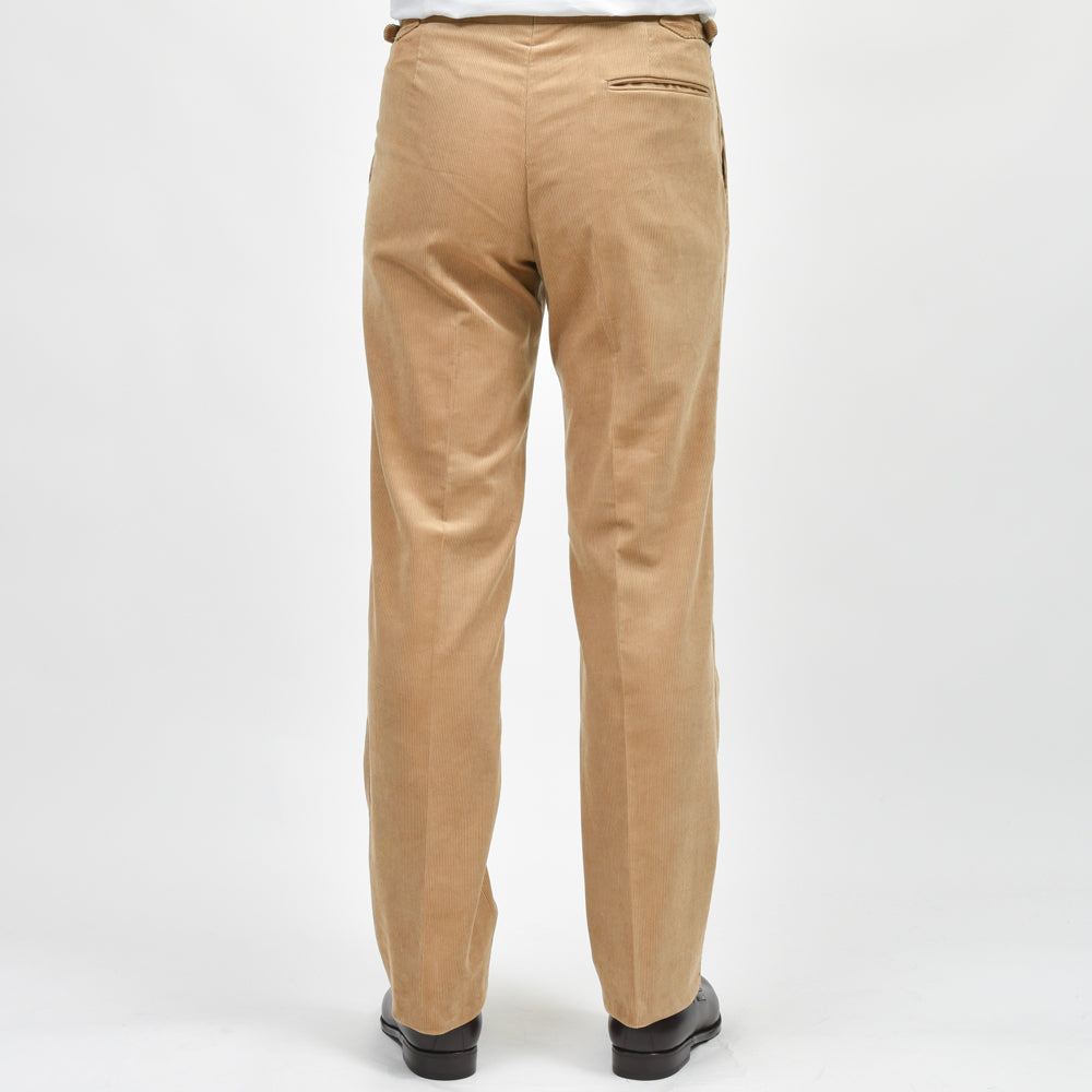 IGARASHI TROUSERS（五十嵐トラウザーズ） コットンコーデュロイ2プリーツサイドアジャスターテーパードパンツ IGT/2OUTP/SB14148