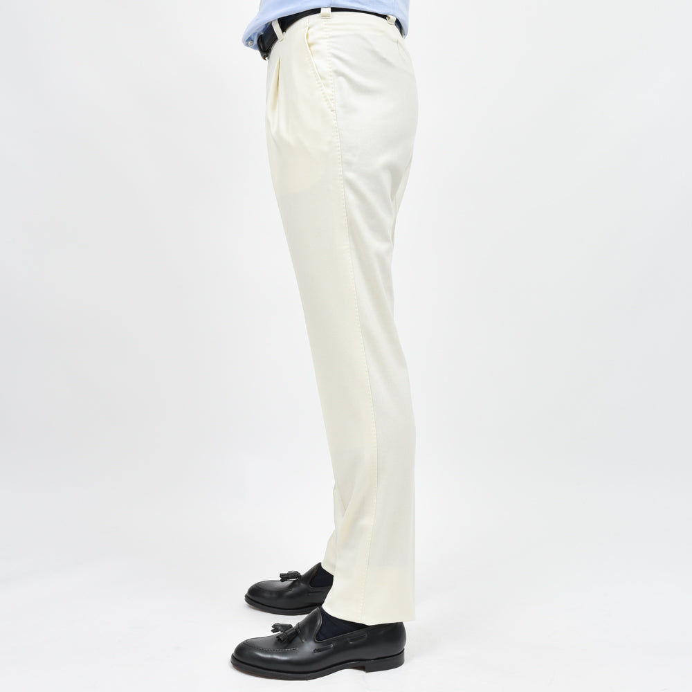 IGARASHI TROUSERS（五十嵐トラウザーズ） ウールフランネルソリッド1プリーツスリムテーパードパンツ IGT/1OUTP-01 13042207187