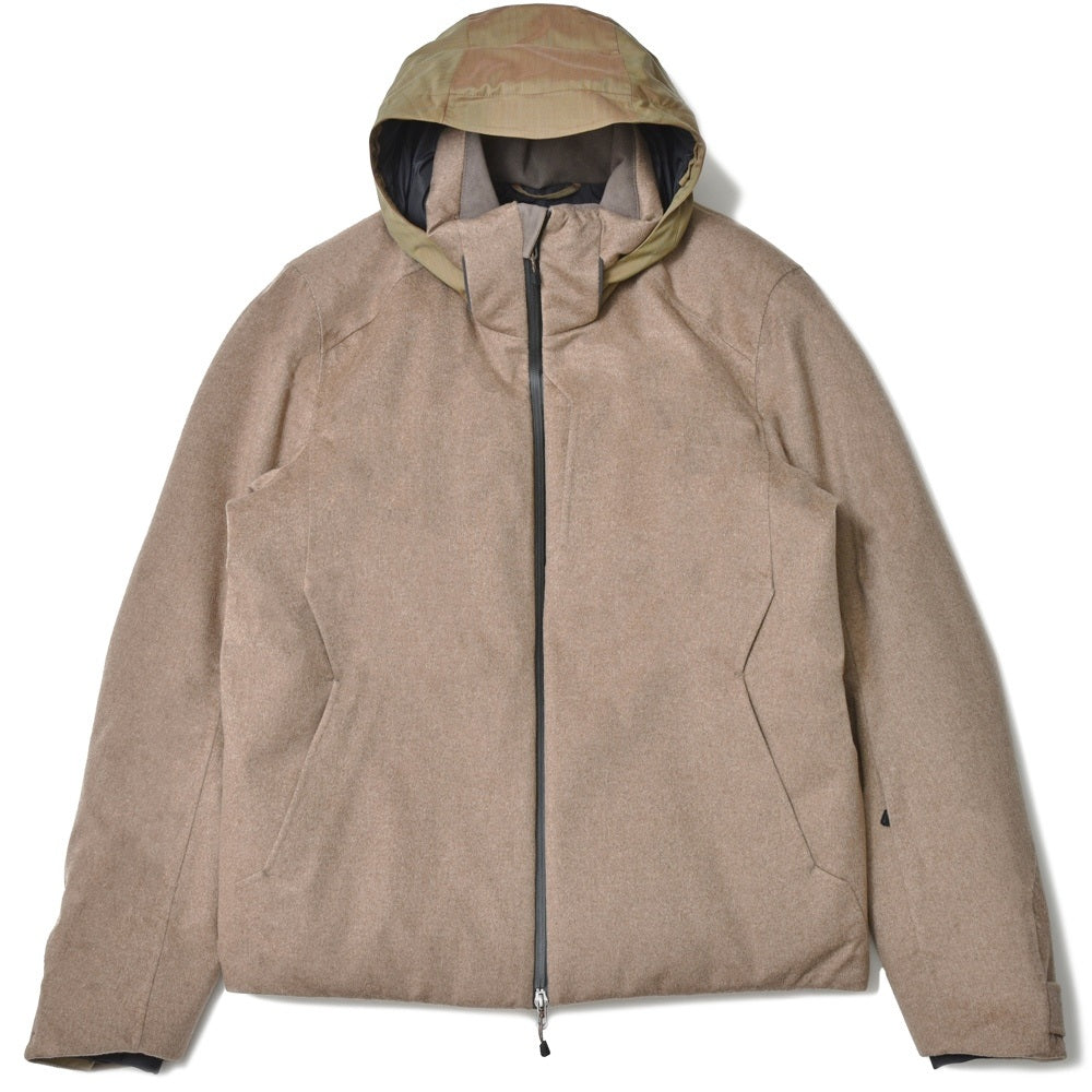 SEASE（シーズ） BALMA JACKET ウォーターレペレントカシミアサキソニーパデッドフーディーブルゾン 0S031TN