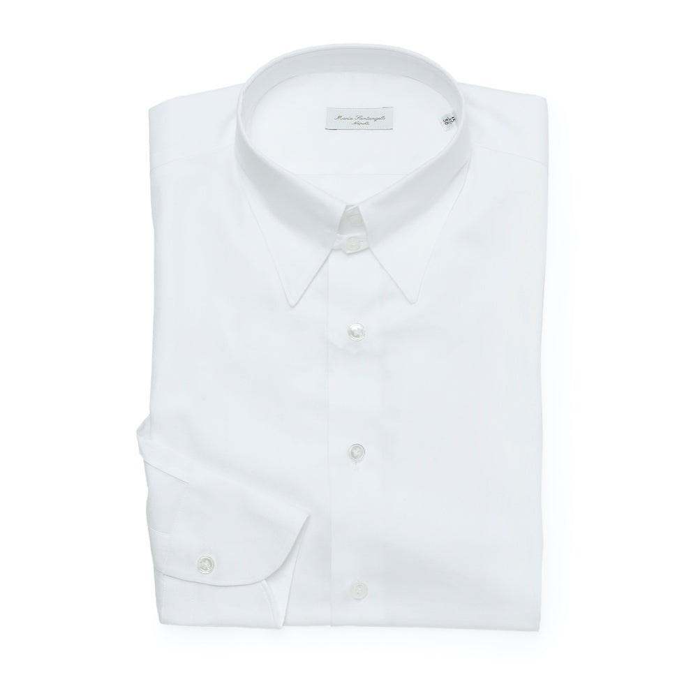 マリア・サンタンジェロ / ミニヘリンボーン タブカラー シャツ/SLIM FIT/8-PR07