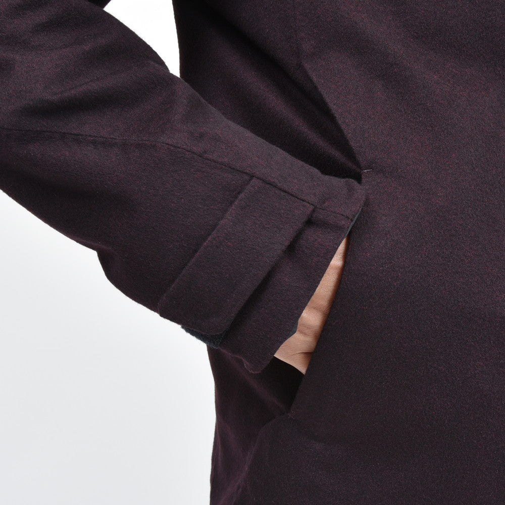 SEASE（シーズ） BALMA JACKET ウォーターレペレントカシミアサキソニーパデッドフーディーブルゾン SE242UAC0S031TN193