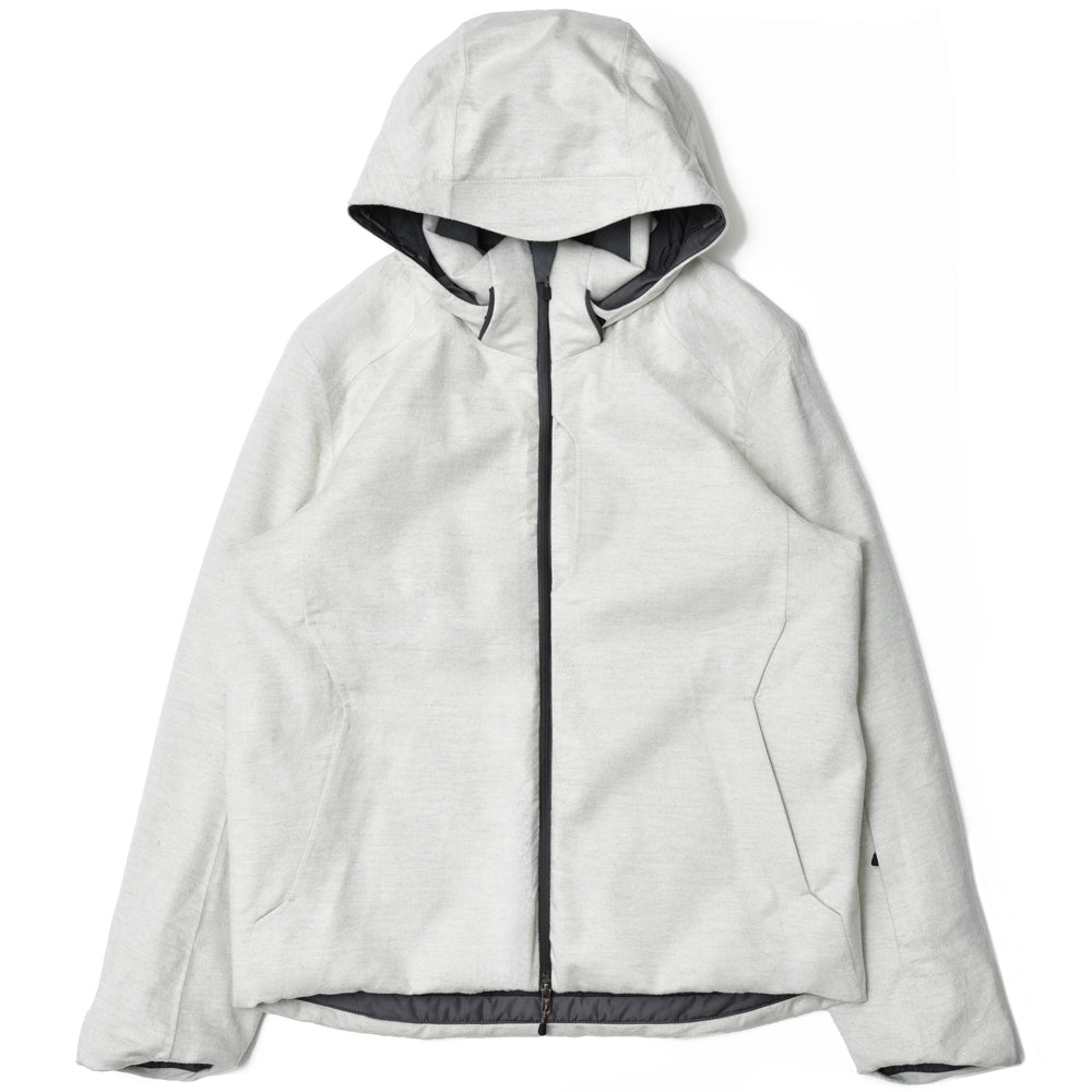SEASE（シーズ） BALMA JACKET ウォーターレペレントカシミアサキソニーパデッドフーディーブルゾン SE242UAC0S031TN194