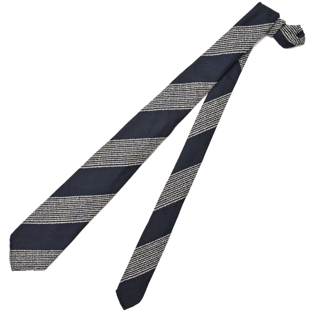 TIE YOUR TIE（タイ ユア タイ） ウールシルクレップジャガードストライプセッテピエゲタイ T1001620207 18246207179