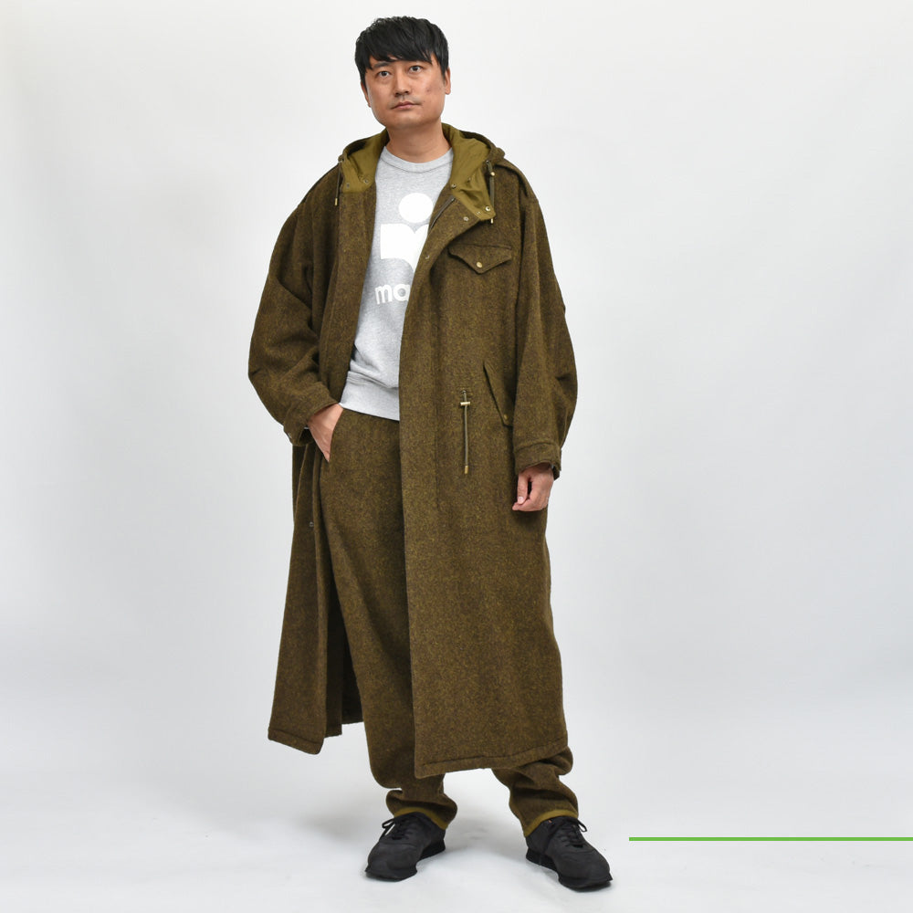 ISABEL MARANT（イザベル マラン） ボイルドウールフーデッドコート 274-21101