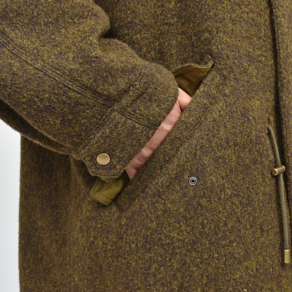ISABEL MARANT（イザベル マラン） ボイルドウールフーデッドコート 274-21101