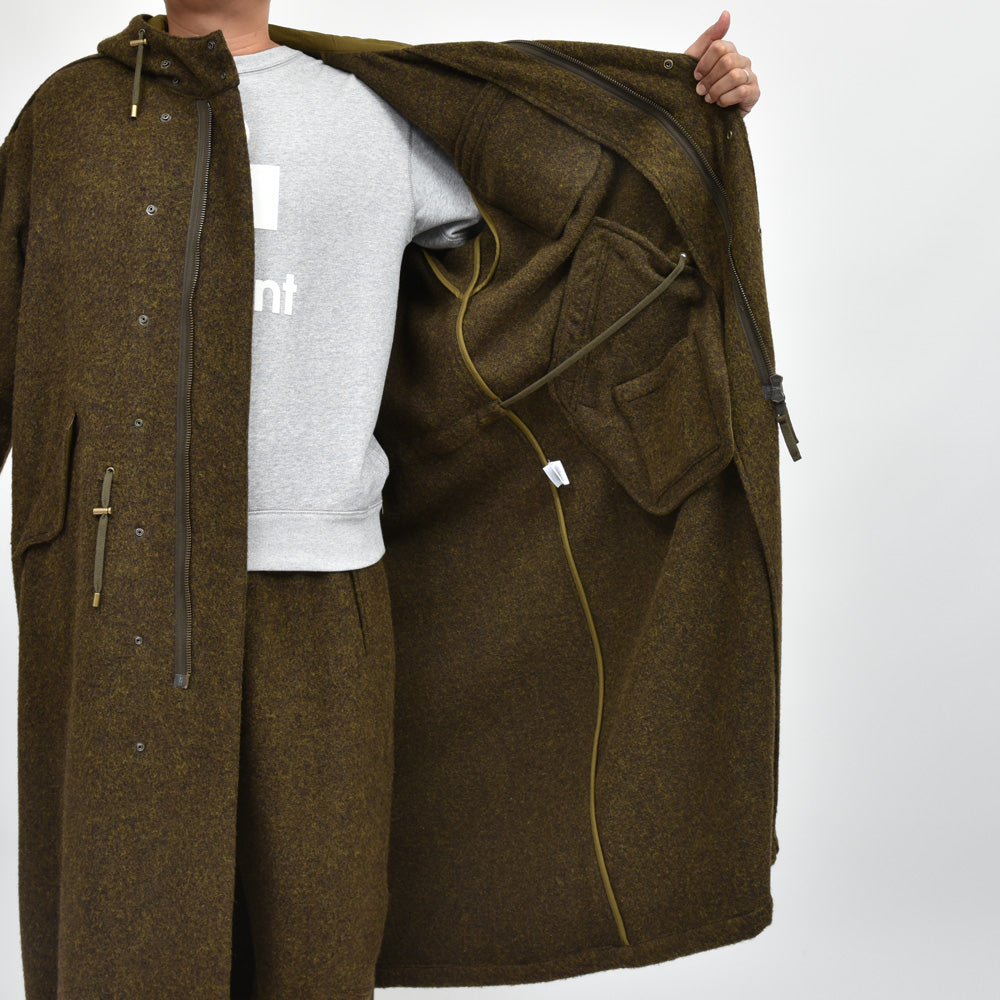 ISABEL MARANT（イザベル マラン） ボイルドウールフーデッドコート 274-21101